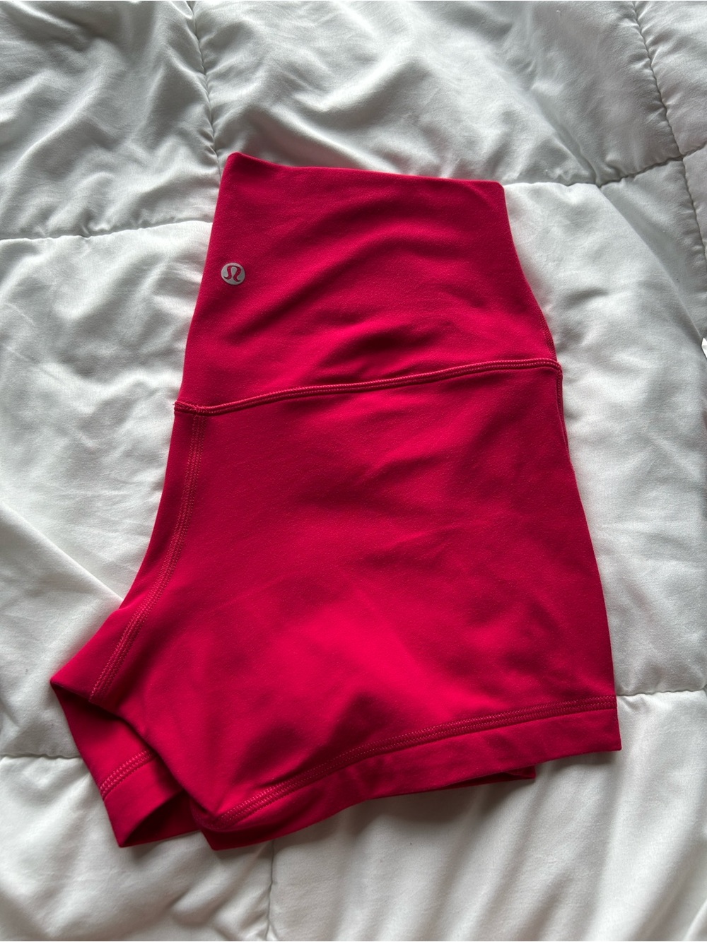 lululemon Align Hot Pink High-Rise Shorts 4” Size 8